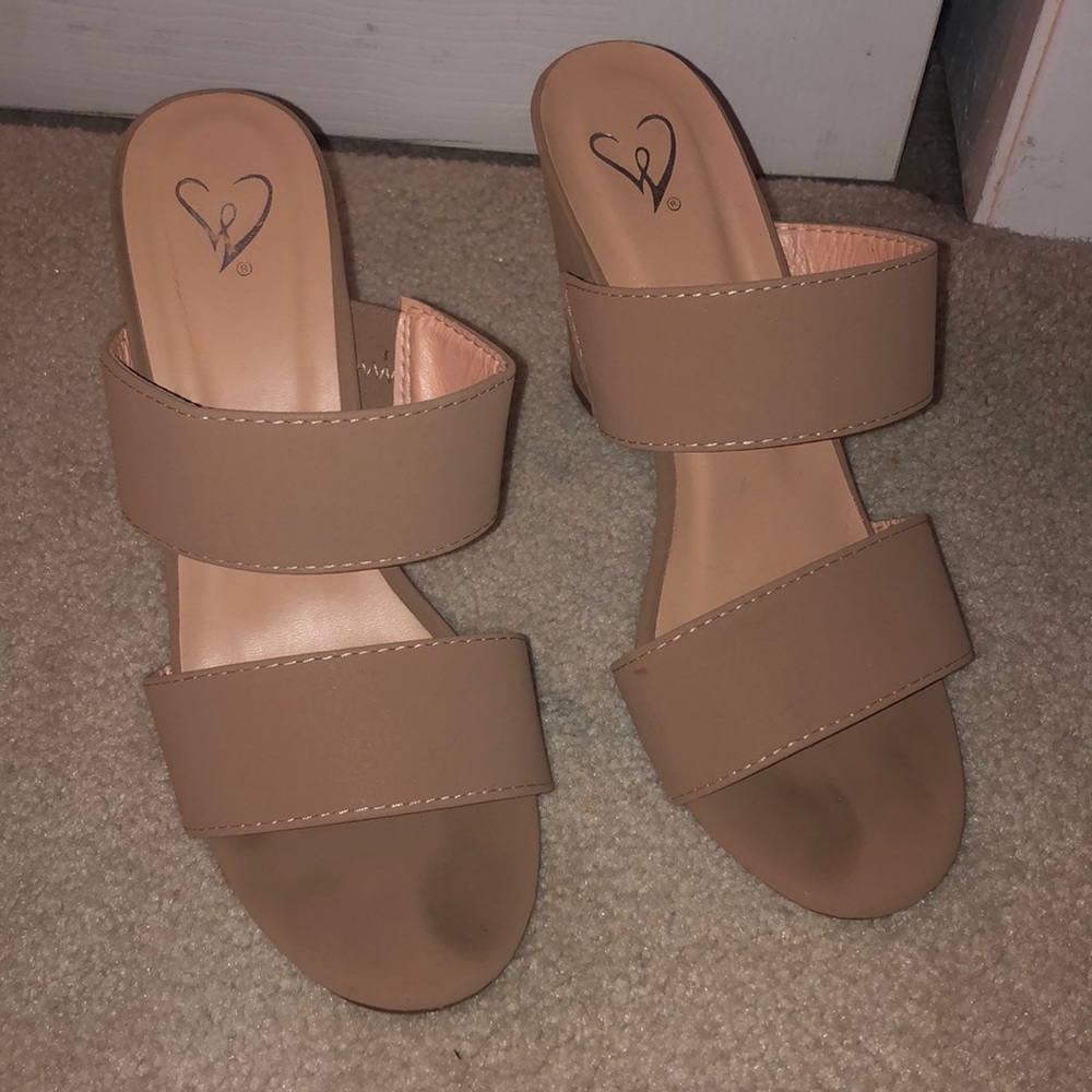 Windsor nude heeled sandals